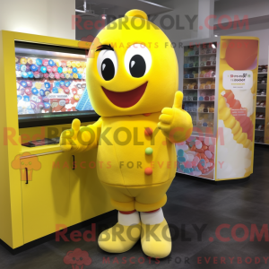 Yellow Candy Box mascot...