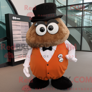 Rust Oyster maskot kostume...