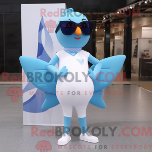 Postava maskota Sky Blue...