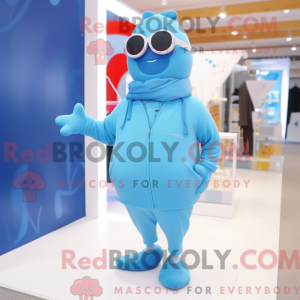 Sky Blue Dove mascotte...