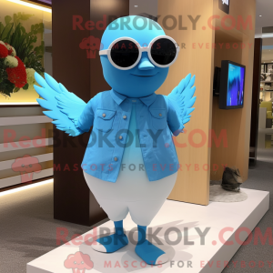 Sky Blue Dove mascot...