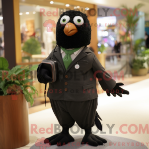 Olive Blackbird mascot...