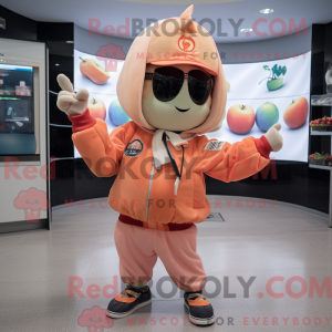 Peach Gyro mascot costume...
