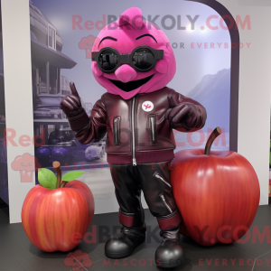 Magenta Apple-maskotkostyme...