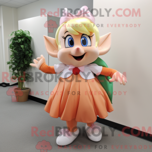 Postava maskota Peach Elf...