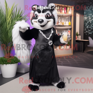 Skunk maskot kostume...