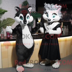 Skunk mascotte kostuum...