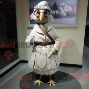 Quail mascot costume...