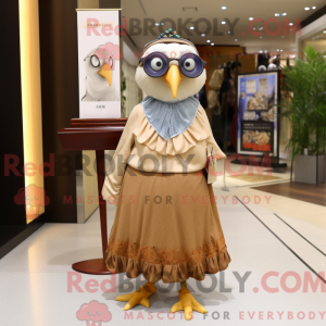 Quail mascot costume...