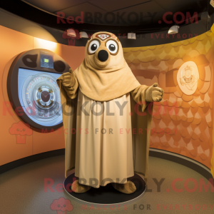 Tan Celtic Shield mascot...
