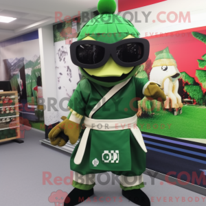 Forest Green Samurai mascot...