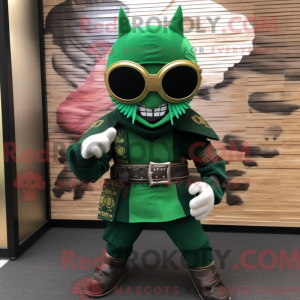 Forest Green Samurai mascot...