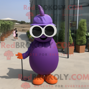 Postava maskota Purple...