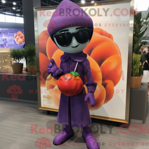 Purple Apricot mascot...