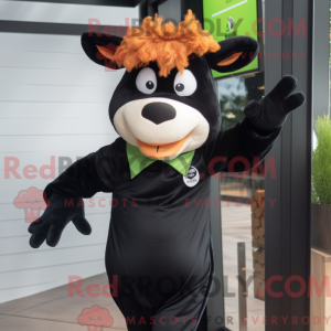 Black Guernsey Cow...