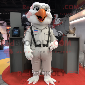 White Eagle mascot costume...