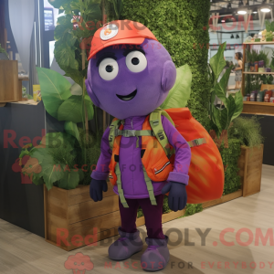 Postava maskota Purple...