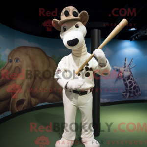 White Giraffe mascot...
