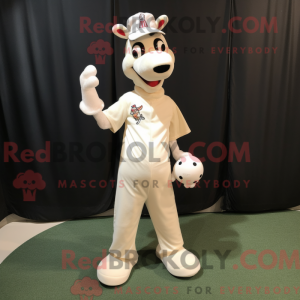 White Giraffe mascot...