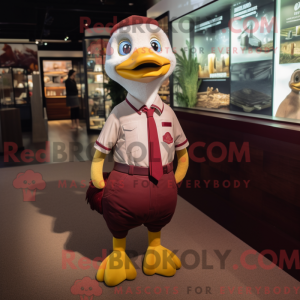 Maroon Gosling Maskottchen...