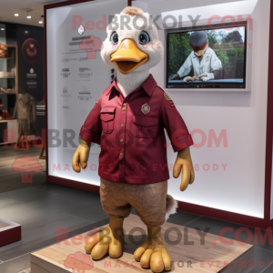 Maroon Gosling Maskottchen...