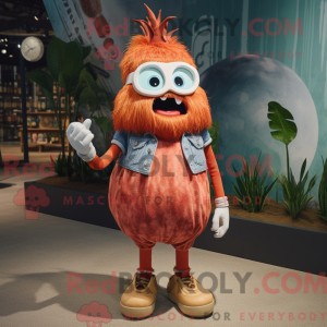 Rust Onion mascot costume...