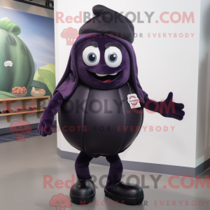 Navy Eggplant mascot...