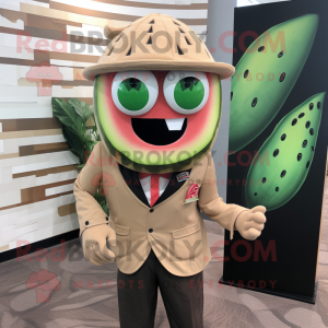 Tan Watermelon maskot...