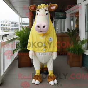 Lemon Yellow Guernsey Cow...