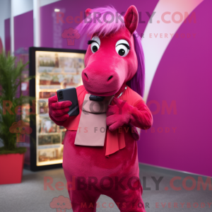 Postava maskota Magenta...