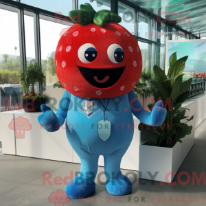 Cyan Strawberry mascot...