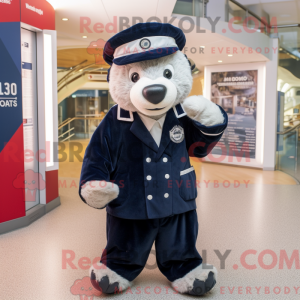 Navy Badger mascot costume...