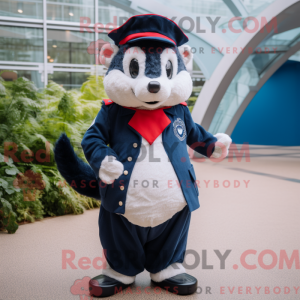 Navy Badger mascot costume...