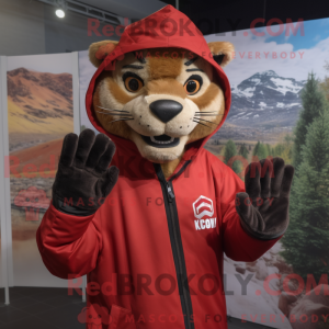 Red Mountain Lion maskot...