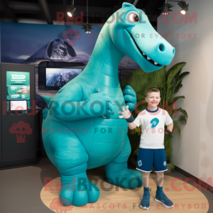 Turquoise Brachiosaurus...