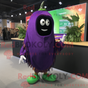 Eggplant mascot costume...