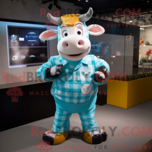 Figura de máscara de vaca...