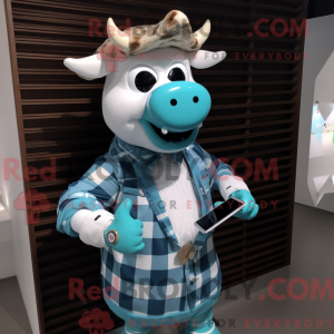 Figura de máscara de vaca...