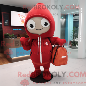Red Pho mascot costume...