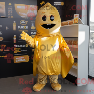 Gold Shakshuka mascot...