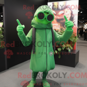 Forest Green Gyro mascot...