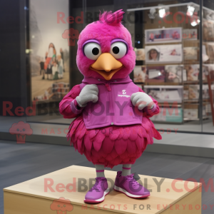 Disfraz de mascota Magenta...