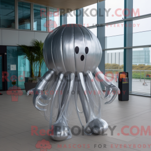 Silver Jellyfish mascot...