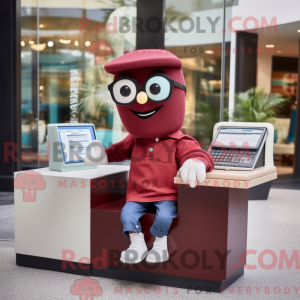 Maroon Television mascot...