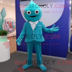 Figura de máscara Cyan Ray...