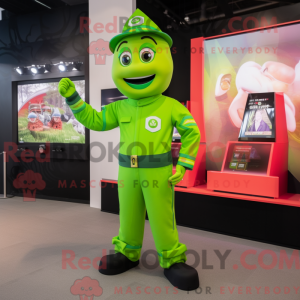 Limegrøn Fire Fighter...