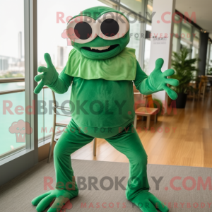 Maskottchenkostüm Grüne...