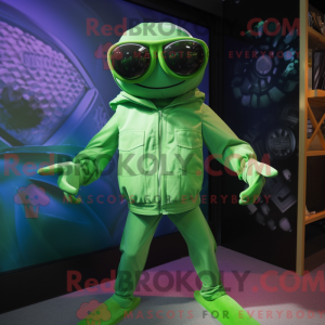 Maskottchenkostüm Grüne...