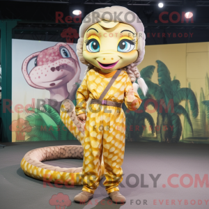 Disfraz de mascota Python...