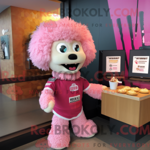 Pink Shepard S Pie maskot...